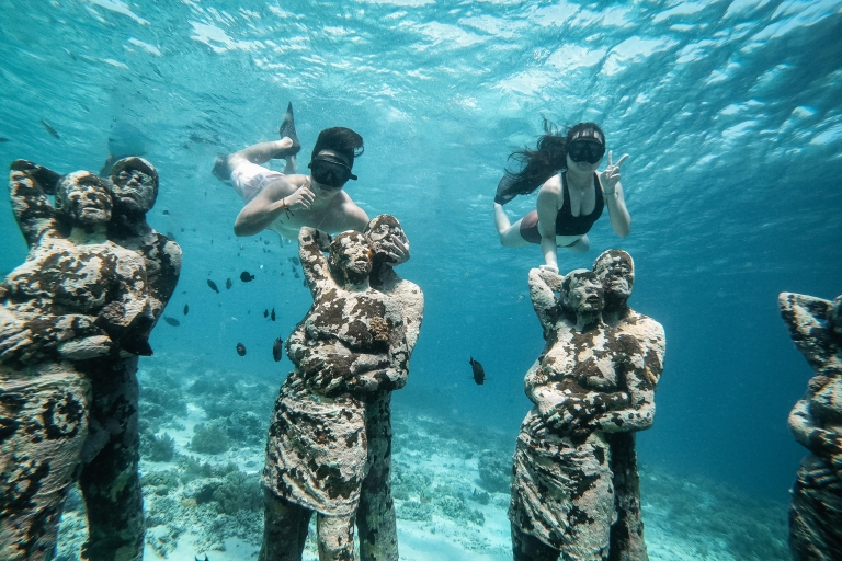 Gili Trawangan: Groep of privétour snorkelen Gili eilandDeluxe groep 5,5 uur snorkeltour met GoPro