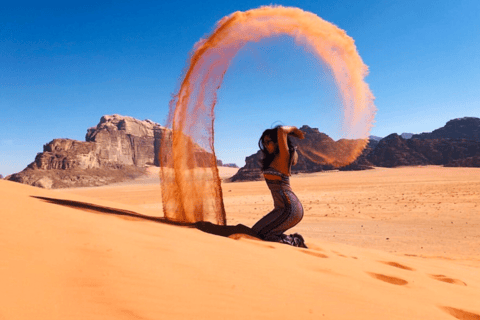 Wadi Rum-öknen: Halvdagsutflykt med jeep (morgon eller solnedgång)