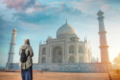 From Delhi: Taj Mahal Sunrise &amp; Agra Day Tour with TransfersPrivate Tour from Delhi with Car, Driver, and Guide Only