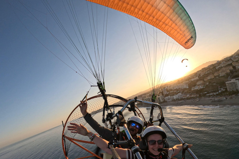 Paratrike flight in Malaga
