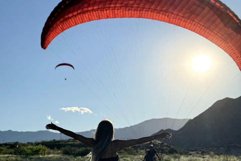 Mendoza: paragliding adventure, unique views of the foothills and Mendoza
