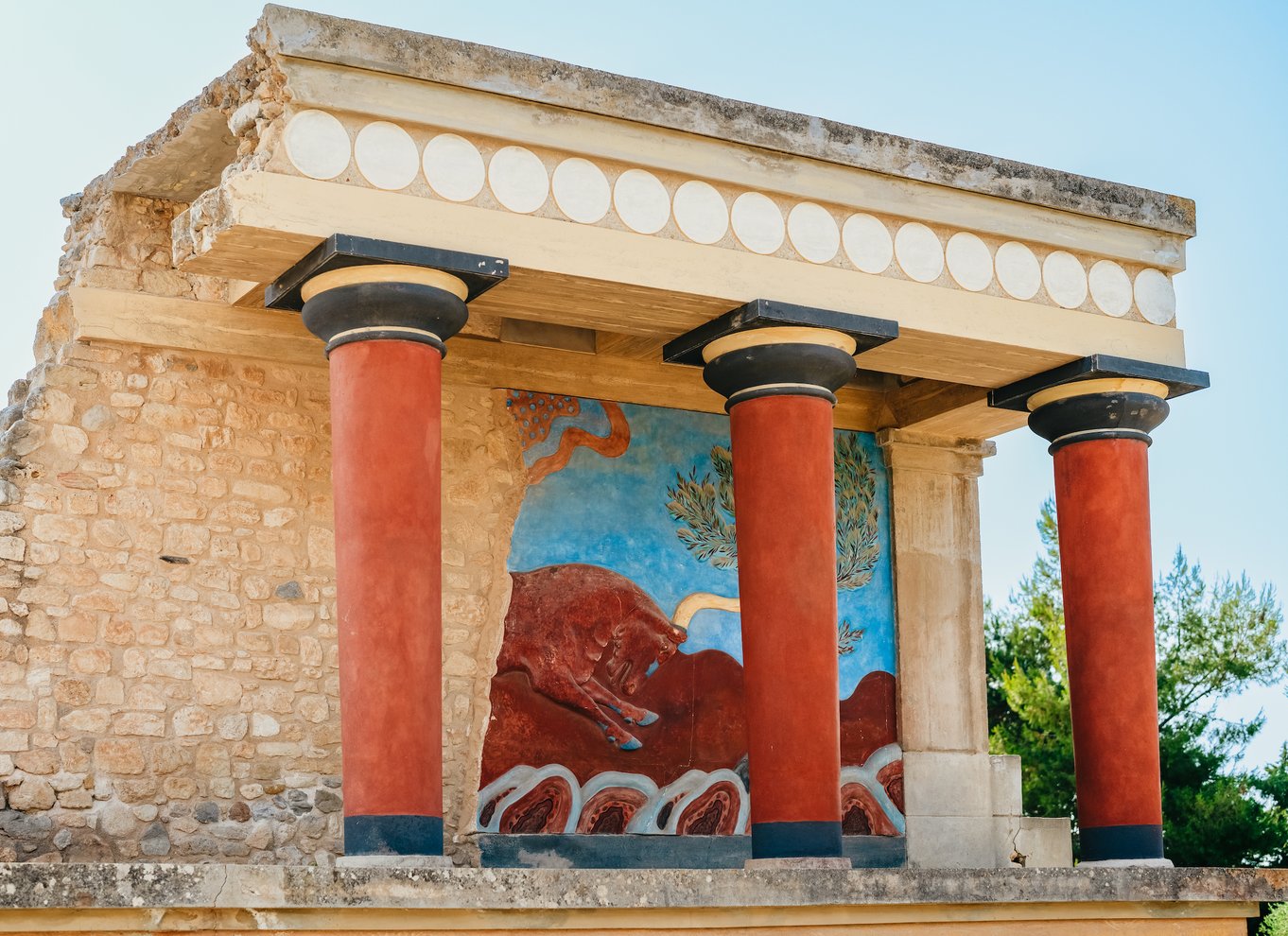 Knossos: Knossos-paladset - guidet byvandring uden kø