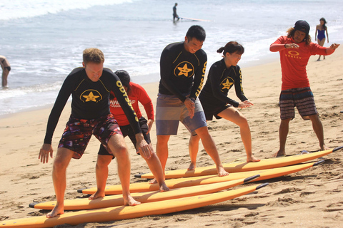 Kuta Surf Lessons : 2-Hour Surf Lesson Semi Private (1 hour)