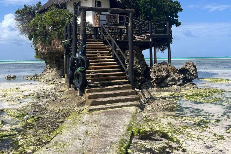 Zanzibar: Salaam Cave Turtle Swim & Dine The rock restaurant Excursions with transfer
