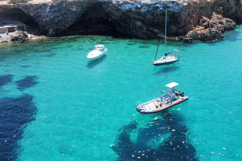 Ibiza: Wycieczka łodzią motorową do Atlantis i Es Vedra Snorkel+PaddleIbiza: Prywatna wycieczka łodzią motorową do Atlantis i Es Vedra