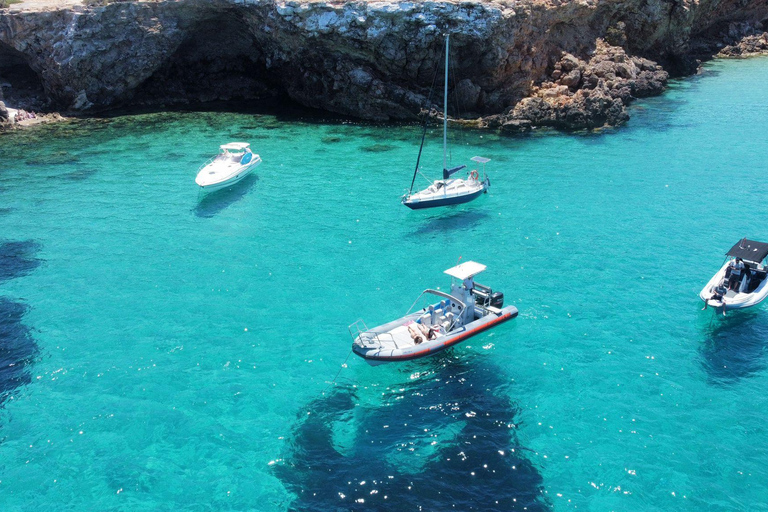 Ibiza: Wycieczka łodzią motorową do Atlantis i Es Vedra Snorkel+PaddleIbiza: Prywatna wycieczka łodzią motorową do Atlantis i Es Vedra