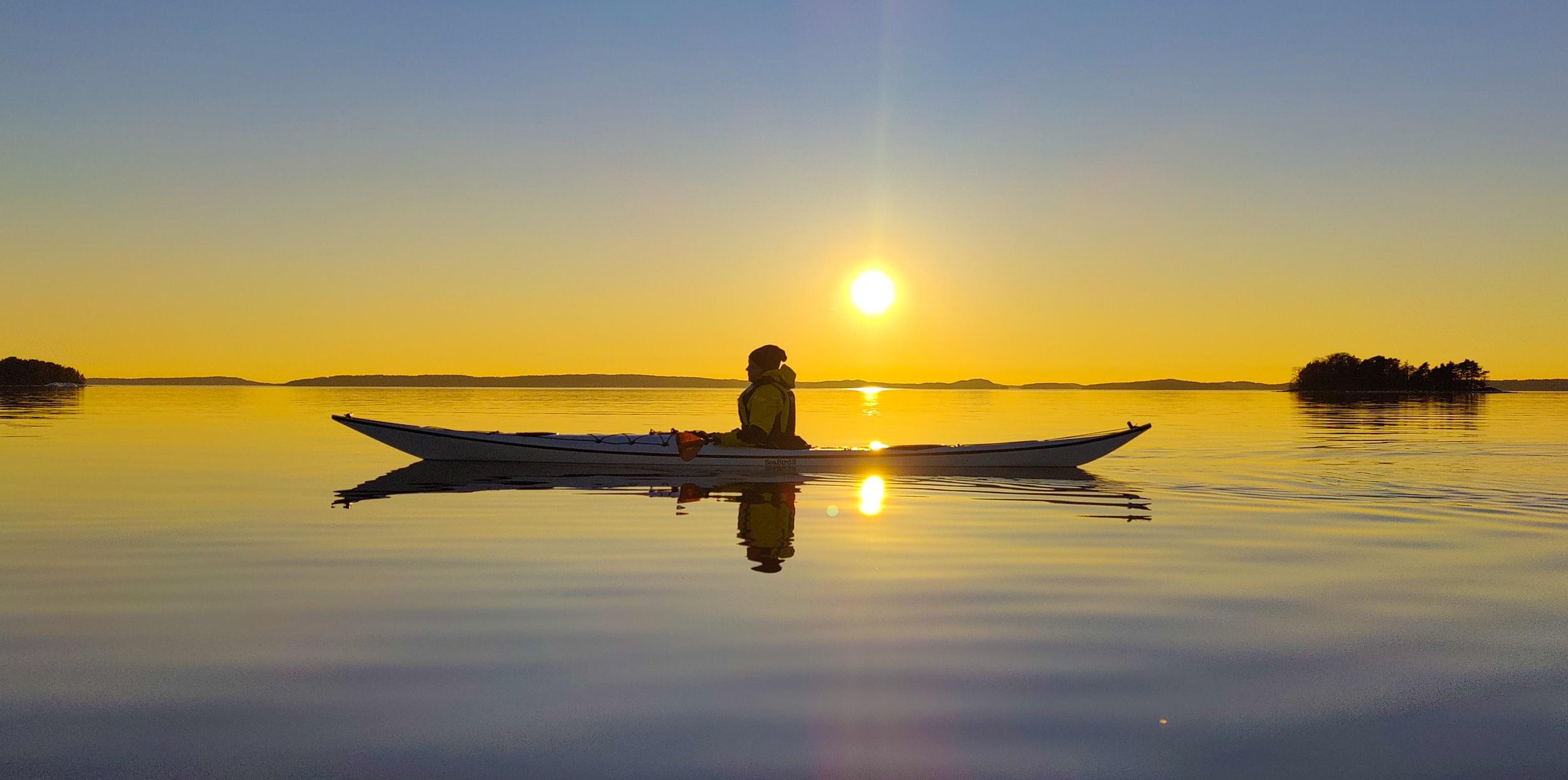 Sommerabend im Seekajak, Schären von Turku