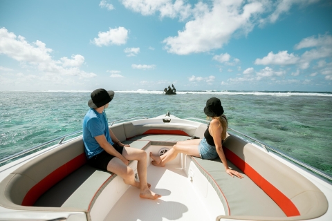 Mauritius: dagje speedboottocht naar Ile aux Cerfs & BBQOpenbare trip & gedeeld vervoer