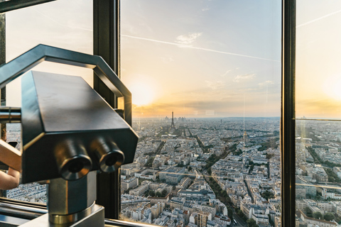 Paris: Entrébiljett till Montparnassetornets observationsdäckMontparnassetornet i Paris: Entrébiljett till takterrassen