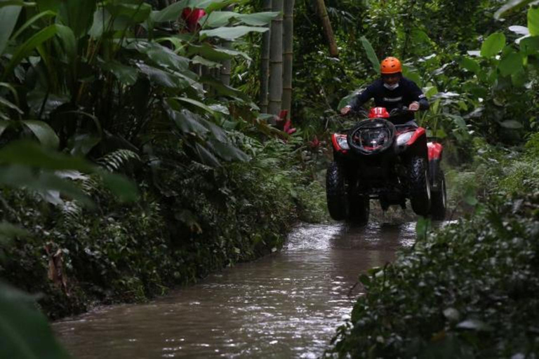 Ubud: Guided Quad Bike ATV Adventure with Waterfall & Tunnel Guided Single ATV - Long Track ( 7KM / 1,5 Hours )