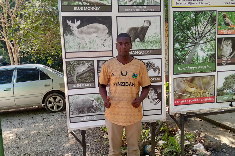 Jozani Forest & Butterfly center with mtende beach