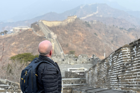 Beijing: Mutianyu Great Wall & Changling Tomb Private Tour transfer to Mutianyu Greatwall with tickets