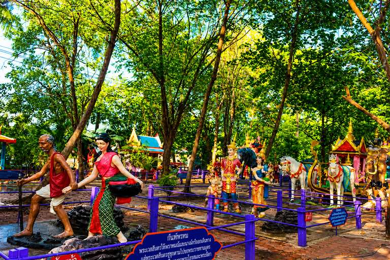 Bangkok: Giant Buddha & Ayutthaya Afterlife Tour Round Trip Transportation & Guide