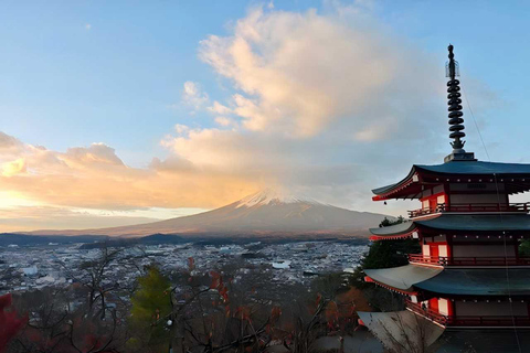 Tokio: Całodniowa wycieczka po czterech majestatycznych miejscach góry Fuji