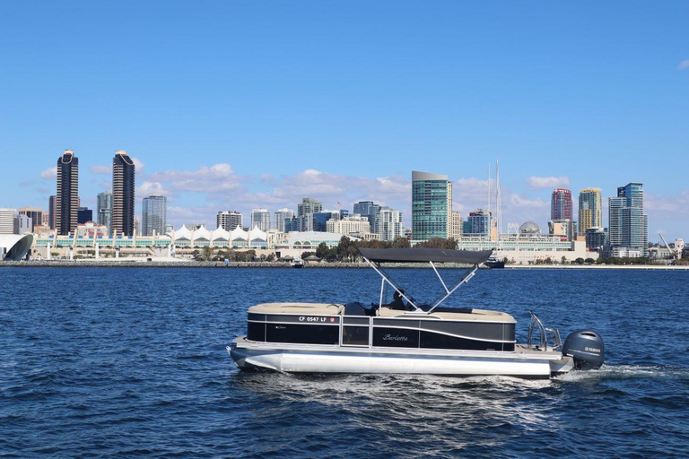 San Diego: Aluguer de Barcos Pontoon na Baía de San Diego4h