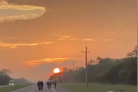 Ruta guiada ciclismo de bicicleta de ruta via a puerto colombia