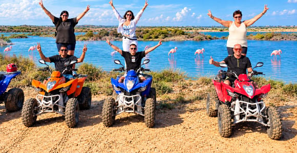Sousse: Quad Tour Adventure Salt Lake, Flamingos & Off-Road