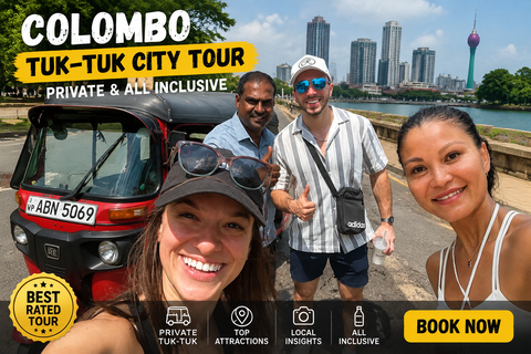 Colombo: Private Guided City Tour by Tuk-Tuk | All Inclusive Colombo: Private Guided City Tour by Tuk-Tuk | All Inclusive