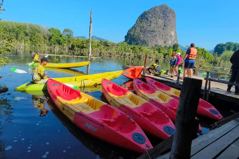 Krabi: ATV Ride, Kayak, crystal clear Tour with Pickup Atv 1 our with kayaking shill out