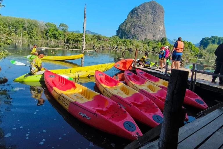 Krabi: ATV Ride, Kayak, crystal clear Tour with Pickup Atv 1 our with kayaking shill out