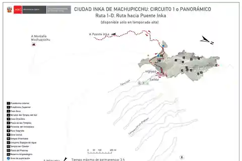 Obtenir un billet d'entrée pour les 3 circuits de Machupicchu