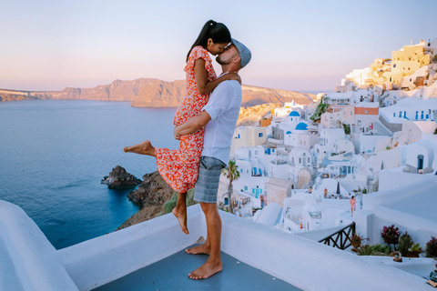Santorin : séance photo privée à Oia, Imerovigli ou Fira