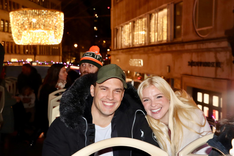 London: Live Guided Christmas Lights Open-Top Bus Night Tour London Christmas Lights Tour - London Eye Departure