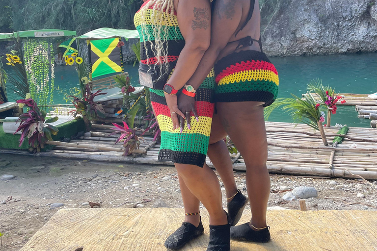 Montego Bay: Lethe River Rafting with Limestone Massage Customized bamboo rafting+Lime stone massage