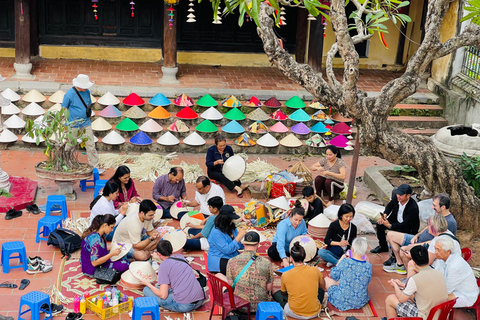 Der Kunsthandwerkerpfad von Hanoi: Räucherstäbchen-Dorf, Hutmacherei &amp; LackierungHalbtagestour: Kegelhut &amp; Weihrauchdorf &amp; Zugstraße