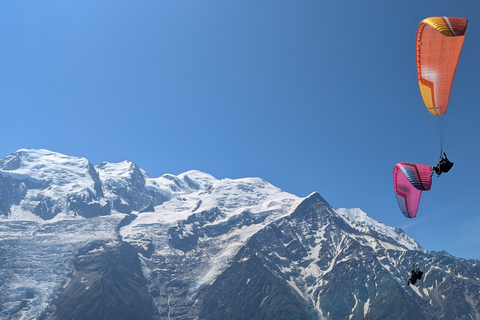 Paragliding tandem Flight from Plan de l'Aiguille, Chamonix