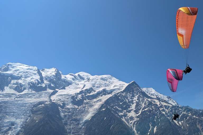 Paragliding tandem Flight from Plan de l'Aiguille, Chamonix