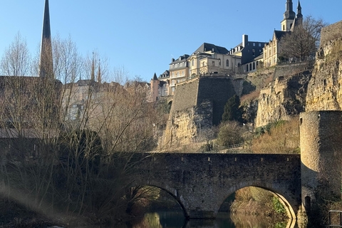 Luxembourg: Winter Hike, Ice Bath, and Grund Tour