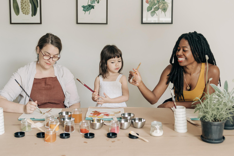 Paint & Sip Tea: Botanical Illustration in São Paulo Studio