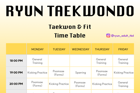 Traditional Taekwondo Lesson in Seoul: From Basic to Combat C. Local Taekwondo