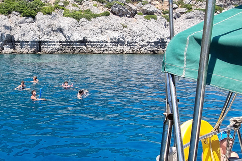 Rhodes Private Luxury Day Cruise Lunch, Coctails, Champagne