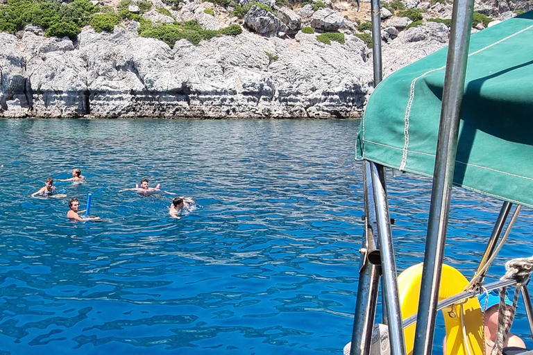 Rhodes Private Luxury Day Cruise Lunch, Coctails, Champagne