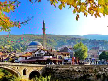 From Tirana/Durres: Pristina & Prizren Small Group Day Tour