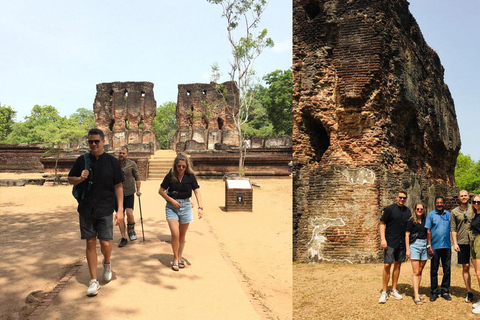 Minneriya: Safári selvagem e passeio turístico em PolonnaruwaSafári selvagem em Minneriya e excursão de um dia a Polonnaruwa