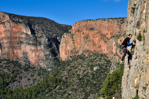 Leonidio : séance d&#039;escalade avec un guide