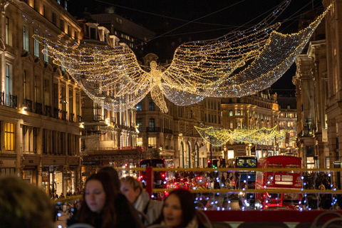 London: Christmas Lights Open-Top Bus Tour Upper Deck