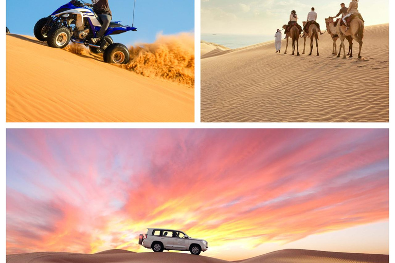 Escala en Doha Excursión por el desierto, paseo en camello y mar interiorSafari por el desierto con paseo en camello