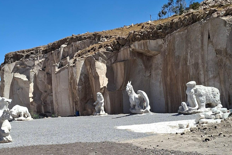 Arequipa: Private Sillar Route Tour + Culebrillas