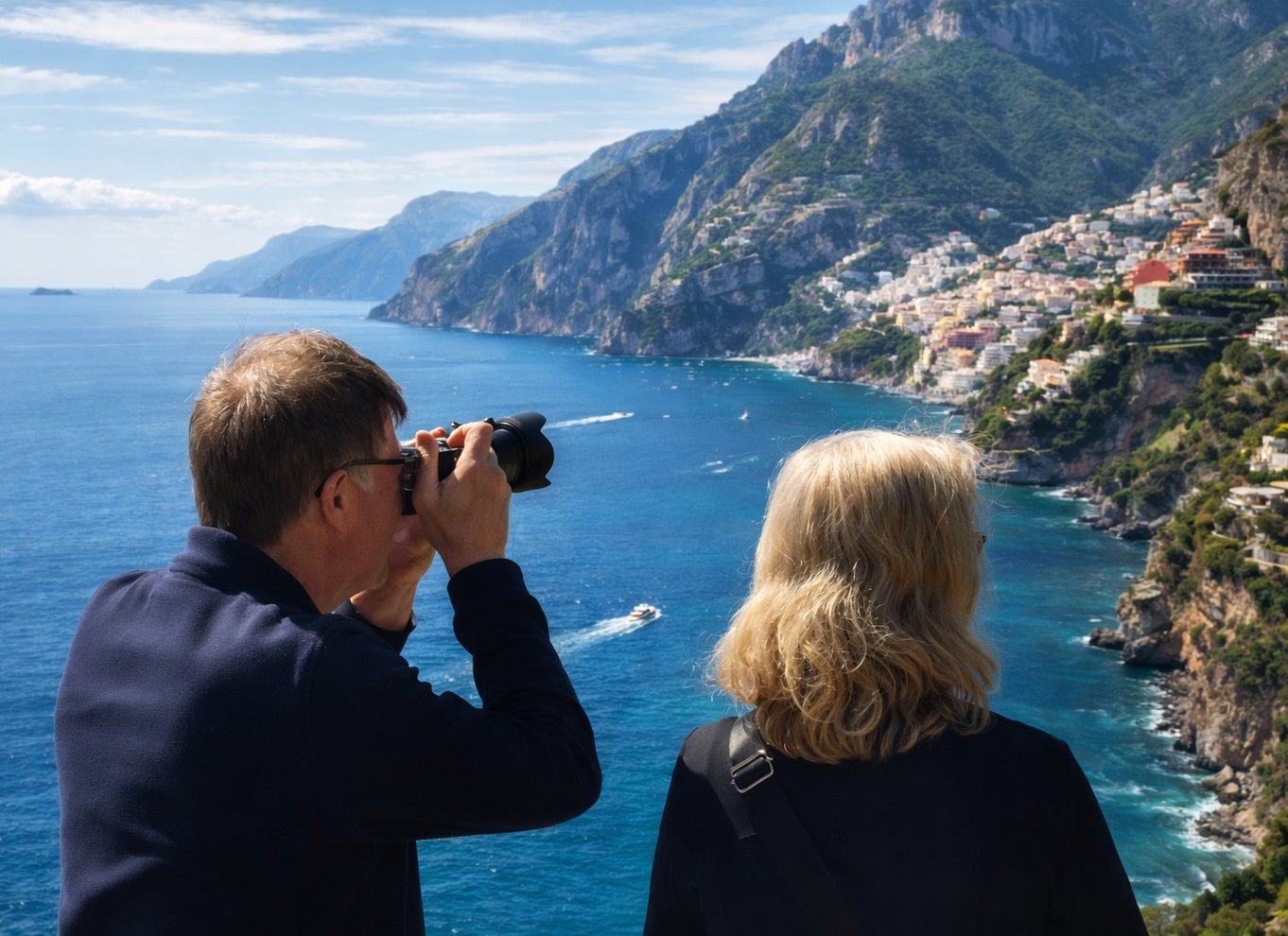 Fra Napoli/Salerno: Gruppetur til Positano, Amalfi, Ravello