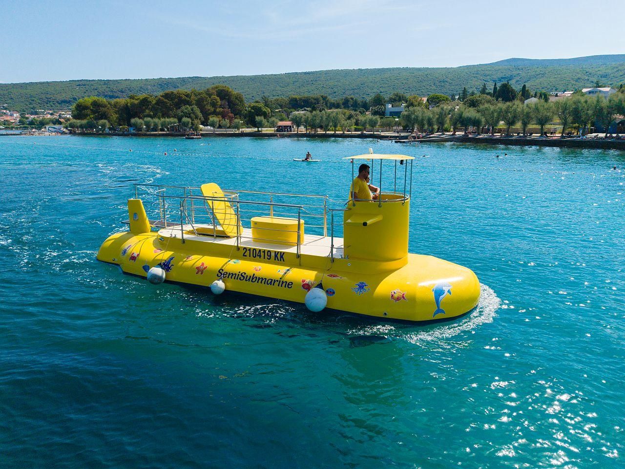 Punat: 45-minütige Halb-U-Boot-Tour