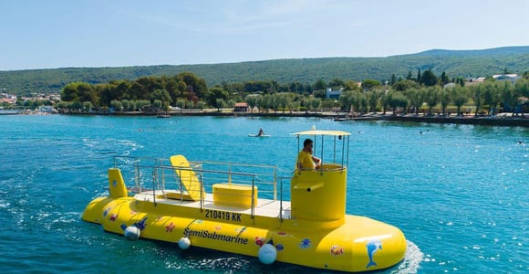 Punat: 45-minütige Halb-U-Boot-Tour
