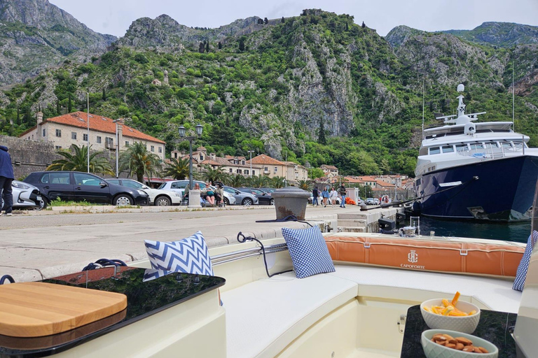 Private Speedboat Guided Kotor Bay with Food & Wine Guided Kotor Bay with Food & Wine