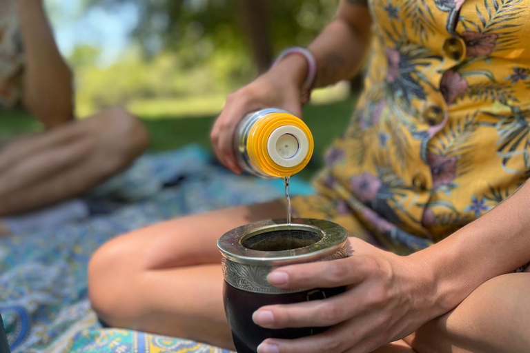 Sharing mate and all its secrets: a picnic at the Parque Gral San Martín