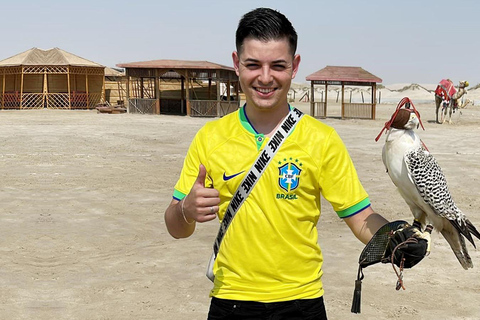 Doha: Desert Safari with Arabic Picnic & Inland Sea Tour