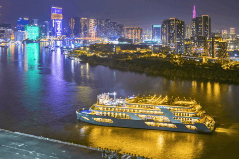 Ho Chi Minh City: Sunset Cyclo and Dinner Cruise Tour Sunset Cyclo and Premium Dinner Cruise