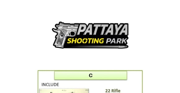 Pattaya: 5-Gun Shooting Park Session for 3 People